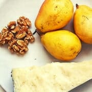formaggio con le pere - pears and cheeses